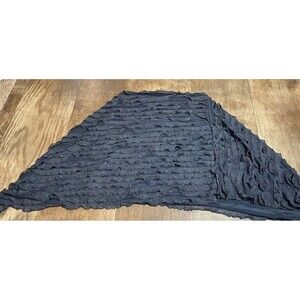 Chic Skirt Womens Blue Ruffled